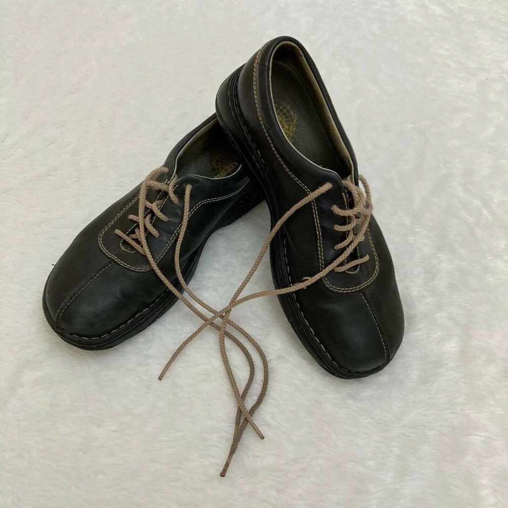 MENS MERRELL WORLD SUMMIT BLACK TUMBLE LEATHER OXFORDS SHOES US 11 / EU 45